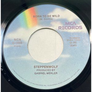 Steppenwolf Born to be Wild / Magic Carpet Ride 45 Rock MCA D-1433 VG+